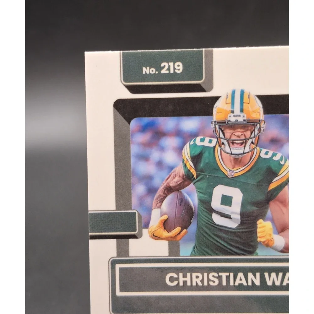 2022 Donruss Optic Christian Watson #219 Rated Rookie Red Hyper (RC) GB Packers